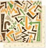 Bo Bunny Press - U Bug Me Collection - 12 x 12 Double Sided Paper - U Bug Me Arrows