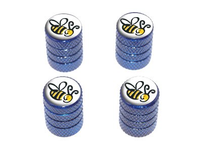 Cheapest Bumble Bee - Tire Rim Wheel Valve Stem Caps - Blue