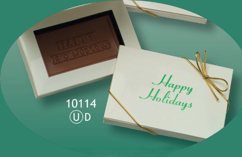 Chocolate Card - 'Happy Holidays'