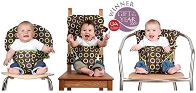 Totseat Chocolate Circles, Portable Fabric Chair Harness - Pack of 2