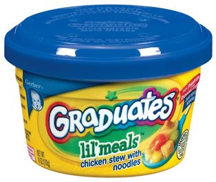 Gerber Graduates for Toddlers, Pasta Stars with Chicken And Vegetables, 6-Ounce Tubs Pack of 12.