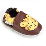 Momo Baby 4B1-388111 Soft Sole Baby Shoe in Tiger Brown Size: 2