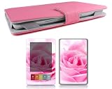 Bundle Monster Barnes & Noble Nook Synthetic Leather Case Cover Jacket + Skin Sticker + Screen Protector Ebook Accessories Combo - Fit 3G and Wifi Version