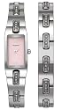 Accurist LB1362 Ladies IPS stone set watch and matching bracelet gift set