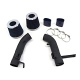 08-11 10 Infiniti G37 Coupe Short Ram Air Intake Kit Black Pipe Blue Filter by Generic Product