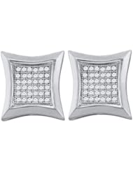 0.20CTW DIAMOND MICRO PAVE EARRINGS