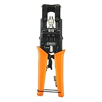 Etekcity Multifunctional Coax Compression Connector Adjustable Tool, Wire Cutter, for RG58 RG59 RG6 F BNC RCA
