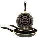 Magefesa Tuscany Green (Gold) Enamel On Steel 7 Inch, 9 Inch & 11 Inch Fry Pan Set (3 Piece)