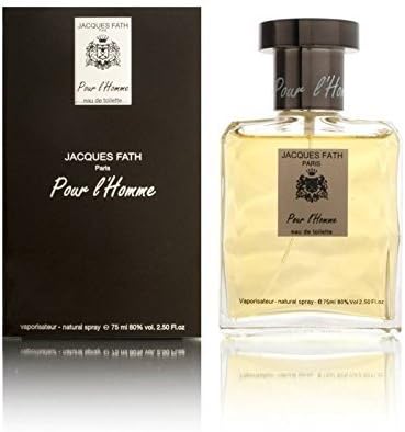 Jacques Fath Pour L'homme by Perfumes Jacques Fath for Men. Eau De Toilette Spray 2.5-Ounces by Perfumes Jacques Fath