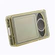 MICROSOFT Yellow Crystal Hard Case Cover with Belt Clip / Back Stand / Lanyard for Microsoft Zune 30GB