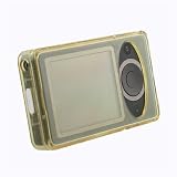 MICROSOFT Yellow Crystal Hard Case Cover with Belt Clip / Back Stand / Lanyard for Microsoft Zune 30GB