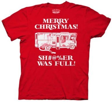 Ripple Junction National Lampoon's Christmas Vacation Merry Christmas! Sh#@%er Was Full Adult T-Shirt