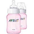 Philips Avent SCF684/27 Flaschen-Doppelpack 260 ml Boy und Girl limited Edition rosa