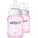 Philips AVENT Classic Feeding Bottle (Pink, 260ml, 2-Pack)