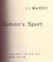 Gideon's Sport