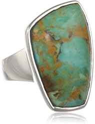 Barse "Basics" Genuine Turquoise Abstract Ring