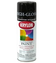 Interior/Exterior Paint 12 oz Aerosol Glossy Black