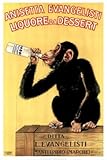 Vintage Liquore Dessert Drunk Monkey Poster Art 24 inch x 36 inch Poster Print, 24x36 Poster Print, 24x36 Vintage Liquore Dessert Drunk Monkey Poster Art 24 inch x 36 inch Poster Print, 24x36 Poster Print, 24x36