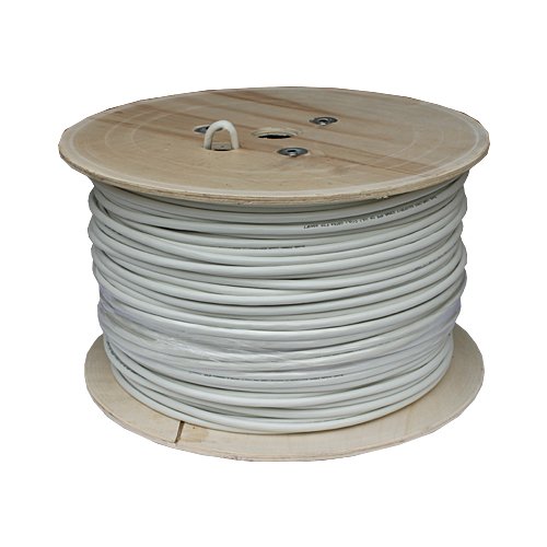 Cable Matters In-Wall Rated (CM) Cat6a Shielded (SSTP/SFTP) Ethernet Cable in White 1000 Feet
