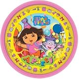 8 Assiettes Dora Exploratrice - Anniversaire Enfant - Goûter enfant