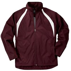 Men's TeamPro Jacket, Maroon/White