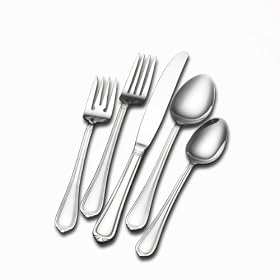 International Silver Nouveau 65-Piece Flatware Set, Service for 12