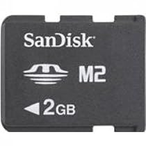 Sandisk Memory Stick Micro M2 2 gb. In retail packaging