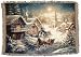 One Horse Open Sleigh Deluxe Mid-Size Tapestry Blanket Throw