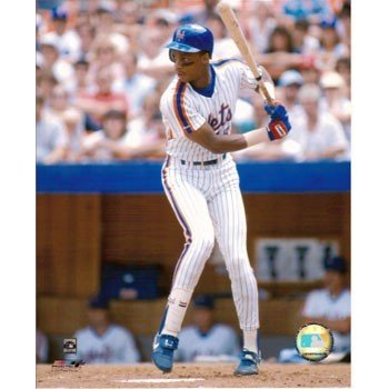 Darryl Strawberry Mets Batting Color 8x10 Photo