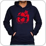 Hoodie Eric Cantona | FightClub ::: Couleur: bleu navy ::: Taille: M (football)