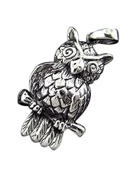 925 Silver Owl Pendant