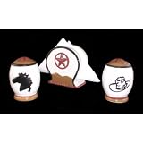 3pc Table Set, Napkin holder, salt and Pepper shakesr western cowboy by ACK