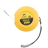 uxcell 巻き尺　メジャー　鋼製巻尺 測定テープ　メトリック　測定用　20M　スチールテープ