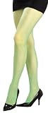 Neon Fishnet Pantyhose in Green