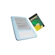 iShoppingdeals - for Amazon Kindle 2 Reader WiFi Screen Protector + Blue Silicone Skin Case Cover