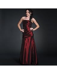 Strapless Silk Slit   Ball Gown Evening Dress/Prom Dress 