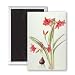 Hippeastrum 'Pamela', 1999 (w/c on paper) .. - 3x2 inch Fridge Magnet - large magnetic button - Magnet
