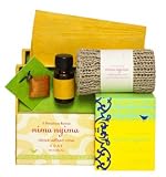 Himalayan Spa Gift Set / Tibetan Musk with Amber Candle / Tibetan Safflower Citrus Soap/ Energy Amulet