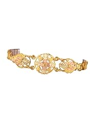 Stamper Black Hills Gold Womens Bracelet. 12K Gold Leaves, 10K Gold Grapes, Vine, and Frame. Expansion Band. BE3