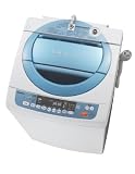 【チャイルドロック】TOSHIBA 7.0kg 節水なのにパワフル洗浄 抗菌水 DDインバーター 全自動洗濯機 シャイニーブルー AW-70DK(WL)