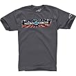 Alpinestars Sportin Wood Nitro Circus Men's Short-Sleeve Casual Wear Shirt - Charcoal / Medium