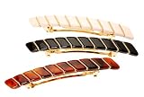 France Luxe Chain Wrapped 7 cm Barrette - Classic