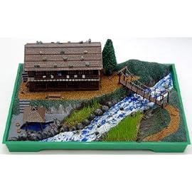 箱庭シリーズ 1/150 山の温泉宿 組立キット