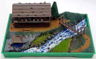 Cover image : 箱庭シリーズ 1/150 山の温泉宿 組立キット