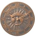 Sunface Outdoor Clock - Moss Green