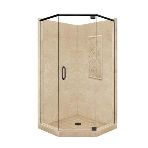American Bath Factory P21-2103P-OB 36L X 32W Supreme Shower Package with Old World Bronze Accessor