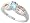 14K White Gold Rhodium Plated Sterling Silver Wedding & Engagement Ring Sterling Silver, Synthetic Opal Inlay Ring, w/ Brilliant Cut Amethyst CZ For Women 7MM ( Size 6 to 9) Size 6