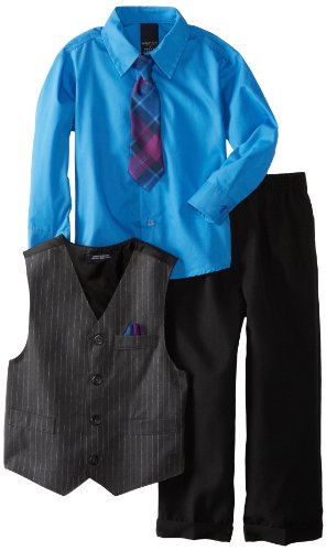 NAUTICA Boys Dress Up Wide Multi Stripe Vest Set