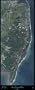 New Jersey Shore from space satellite print/poster photograph: 16"x41" glossy