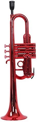 Tromba Pro Professional Plastic C Trumpet-metallic Red